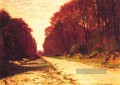 Straße in einem Wald Claude Monet Szenerie